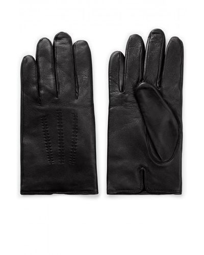 BOSS Boss By Leather Gloves - Black