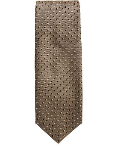 BOSS T-tie Medium Pattern Tie - Natural