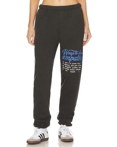 The Mayfair Group Ways To Show Empathy Sweatpants - Black