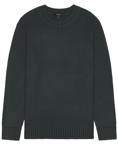 Vince Relaxed Crew Jumper - Black