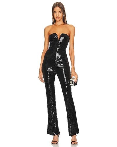 Michael Costello X revolve giselle jumpsuit - Negro