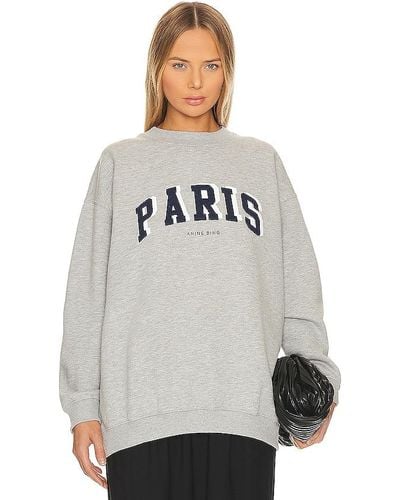 Anine Bing Tyler Paris Sweatshirt - Grey