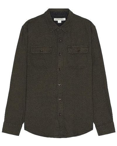 Outerknown Transitional Flannel Shirt - Black