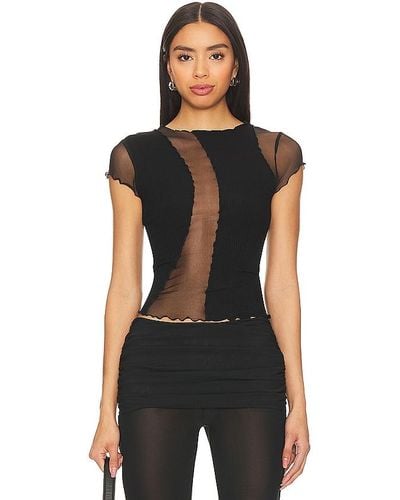 superdown Jayla top - Negro