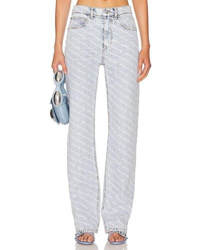 Alexander Wang JEAN DROIT RELAXED TAILLE MOYENNE EZ - Multicolore
