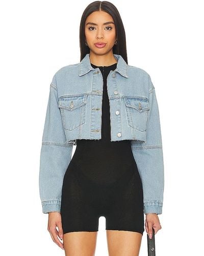 superdown JACKE KATHY CUT OFF - Blau