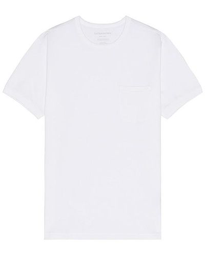 Outerknown Sojourn Pocket Tee - Blanc