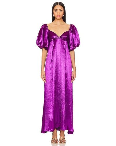 Caroline Constas Enya Gown - Purple