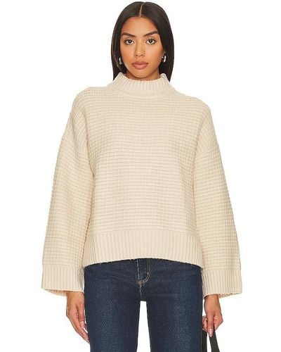 Sanctuary Waffle Knit Jumper - Natural