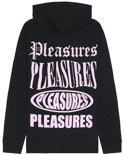 Pleasures Stack Hoodie - Black