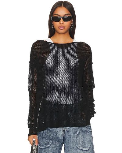 Free People Wednesday Cashmere Jumper - Black