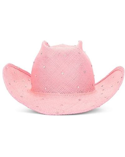 Gladys Tamez Millinery Gene Cowboy Hat - Pink
