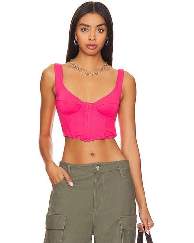 superdown Jia Bustier Top - Pink