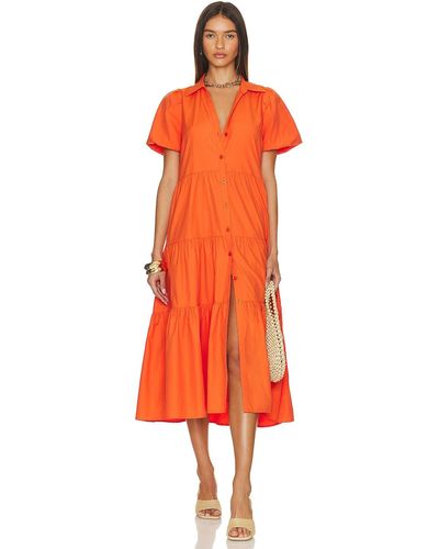 Brochu Walker Havana ドレス - オレンジ