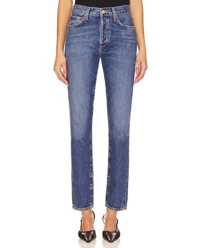 Agolde MID-RISE-JEANS MIT TAPERED-FIT AUSTIN - Blau