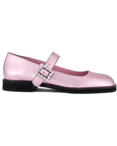 Free People Rumor Diamante Mary Jane - Pink