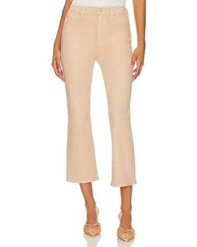 7 For All Mankind High Waisted Slim Kick - Natural