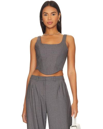 Amanda Uprichard Fisher top - Gris