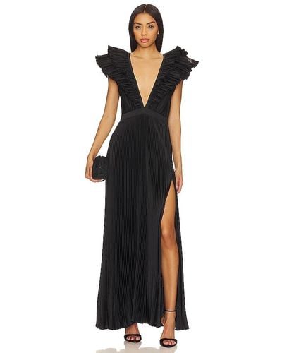 L'idée Tuileries Gown - Black