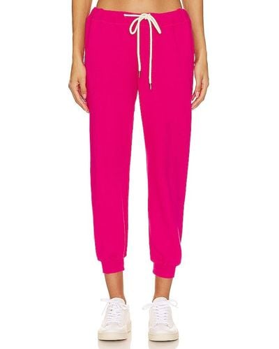 The Great The Cropped Sweatpant - Pink
