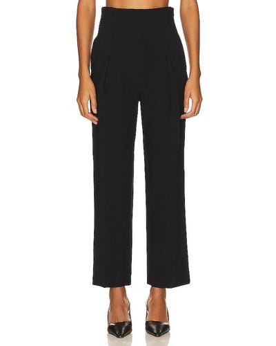 1.STATE High Waisted Pleated Pant In Black. Size 2, 4, 6, 8.