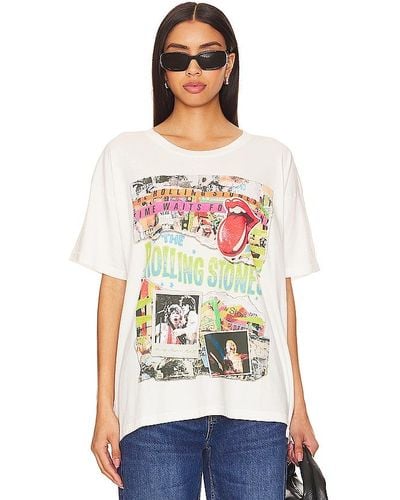 Daydreamer Camiseta rolling stones time waits for no one - Blanco