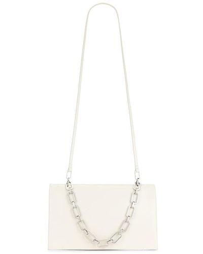 AllSaints Akira Clutch Bag - White