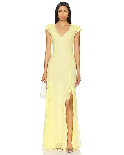 Tularosa Taylor Gown - Yellow