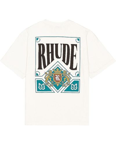 Rhude トップ - ホワイト
