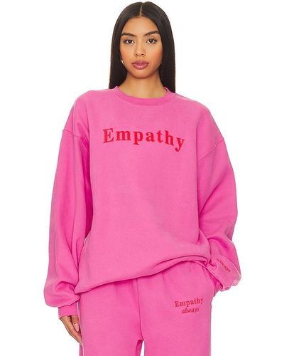 The Mayfair Group Empathy Always Crewneck - Pink