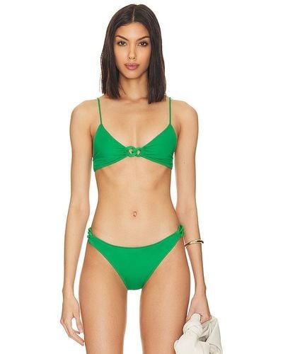 Tropic of C Mia Bikini Top - Green