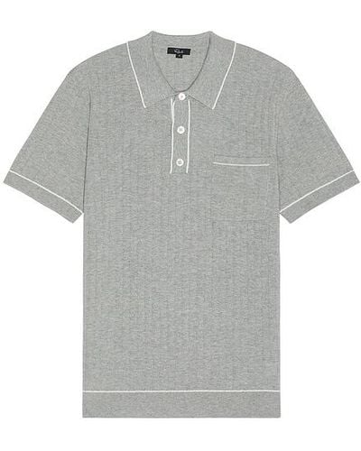 Rails Hardy Polo Shirt - Grey