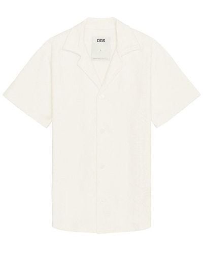 Oas Golconda Cuba Terry Shirt - White