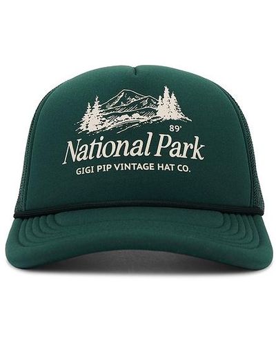Gigi Pip National Park Trucker - Green