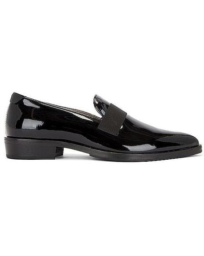 AllSaints Watts Patent Leather Loafer - Black