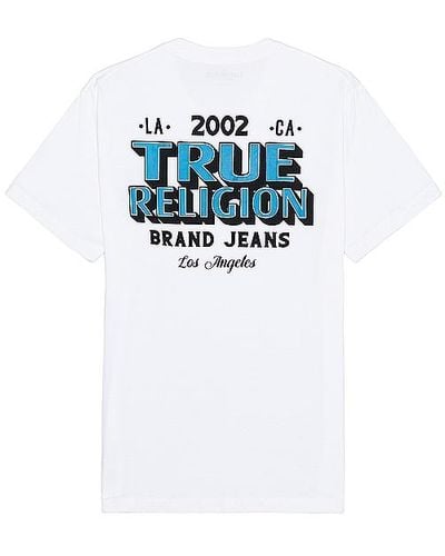 True Religion Flock Station Tee - Blue