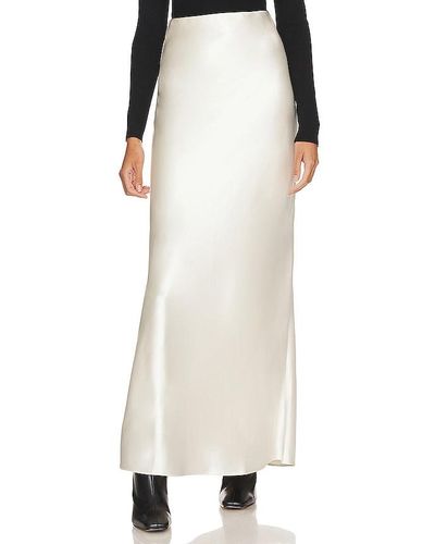 Line & Dot Dreamer Maxi Skirt - White