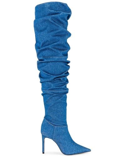 SCHUTZ SHOES Ashlee Over The Knee Boot - Blue