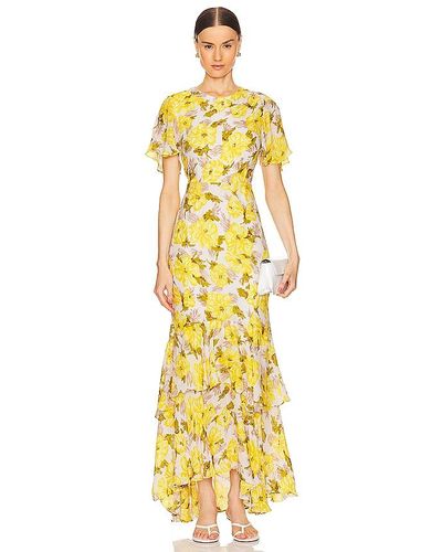 Faithfull The Brand Esperanza Midi Dress - Yellow