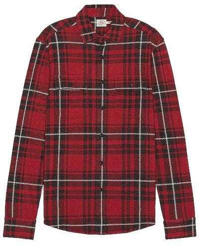 Faherty Legend Sweater Shirt - Red