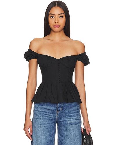 Bardot X revolve larna top - Negro