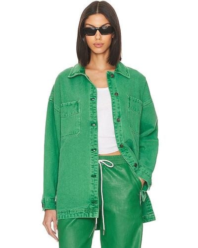 Free People X We The Free Madison City Twill Jacket - Green