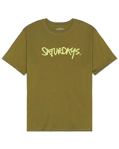 Saturdays NYC Camiseta - Verde