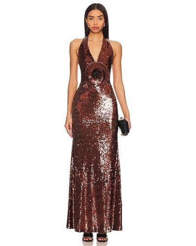 The Bar Grayson Gown - Brown