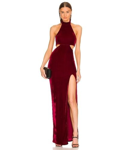 Michael Costello X Revolve Zoey Gown - Red