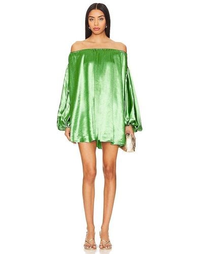 Caroline Constas Andros Mini Dress - Green