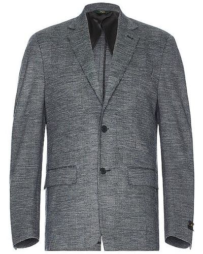 SOFT CLOTH Studio Suit Blazer Jacket - Gray