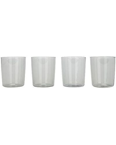Hawkins New York Essential Set Of 4 Medium Glasses - White