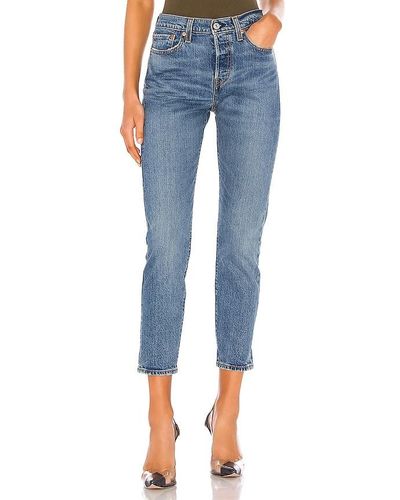 Levi's HOSE MIT TAPERED-FIT WEDGIE ICON - Blau