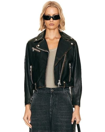 DIESEL Edme Leather Jacket - Black